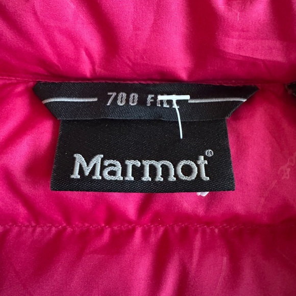 New Marmot 700 Fill Down Lightweight Packable Puffer Jacket Winter Coat Pink S - Picture 4 of 12